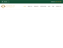 Tablet Screenshot of naraipak.com